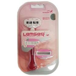 لمسر خودتراش زنانه 5 لبه تک عددی (صورتی )